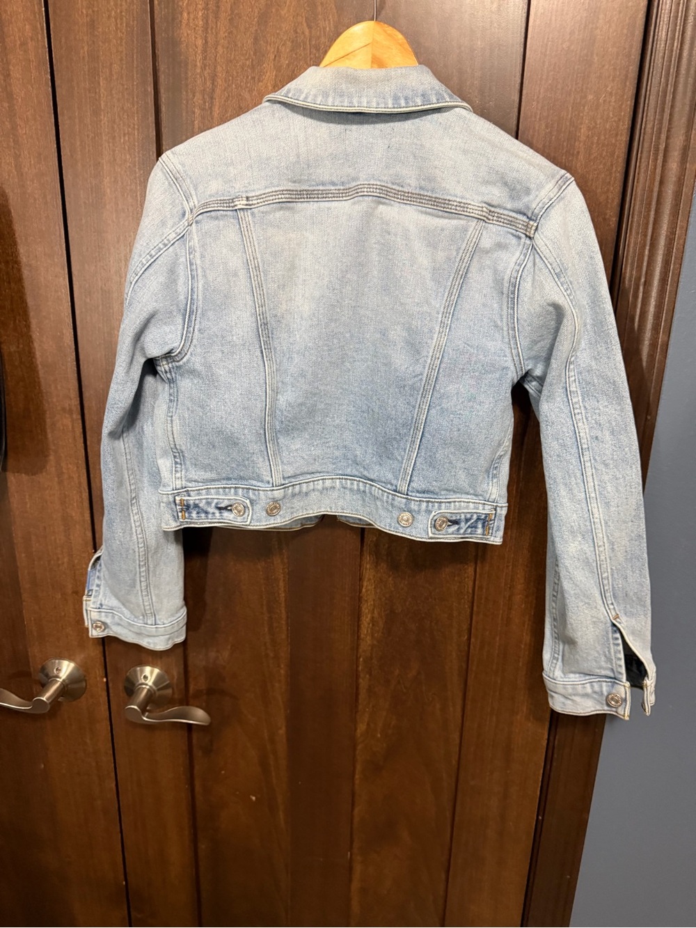 7 For All Mankind Light Blue Denim Jacket - S - Picture 4 of 4